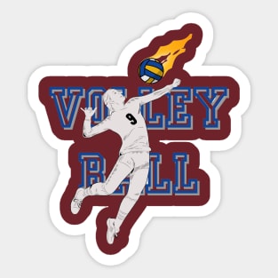 Volleyball the greatest sport Sticker